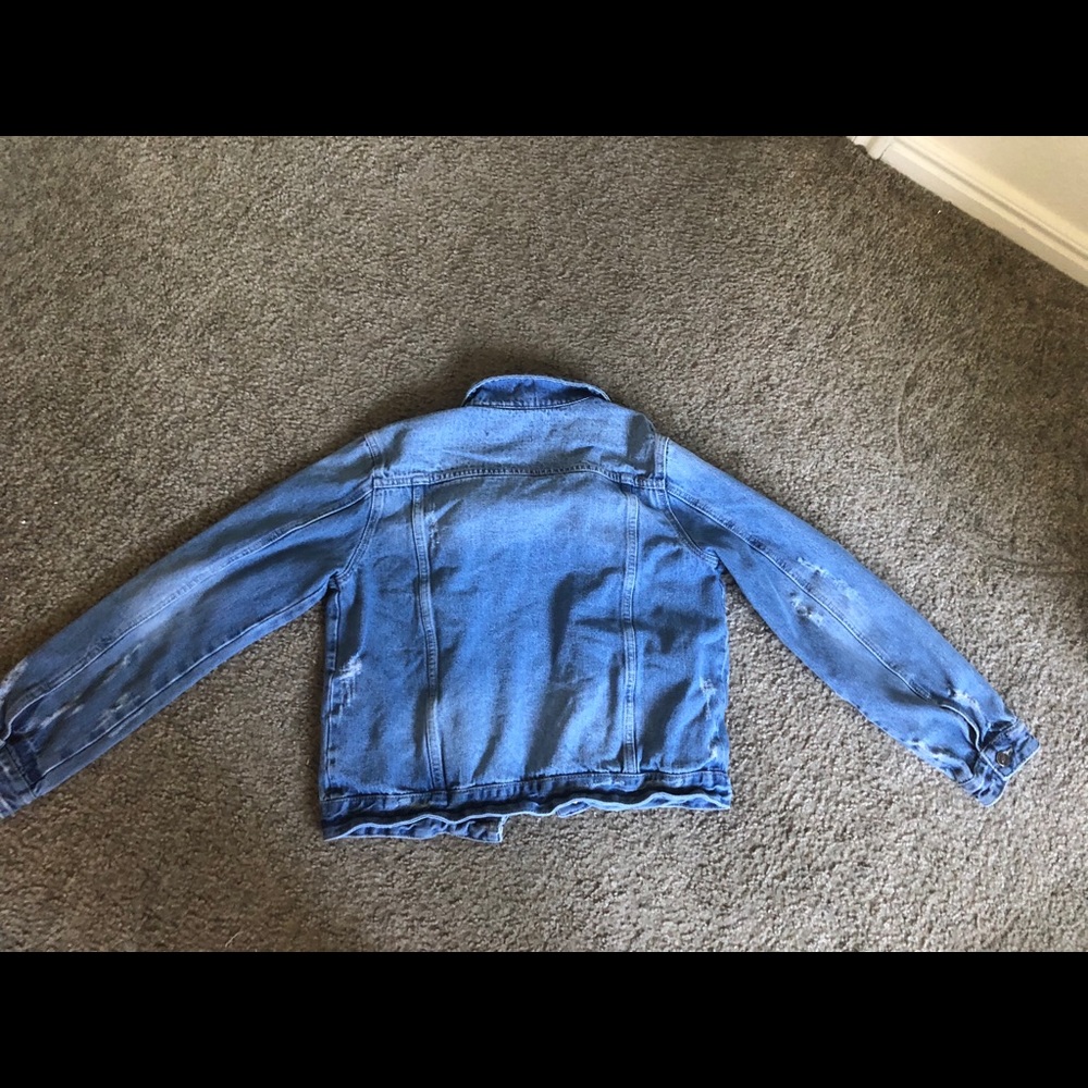 Kancan distressed denim jacket